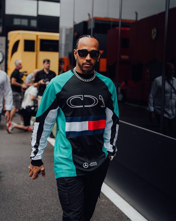 Lewis Hamilton égérie Tommy Hilfiger