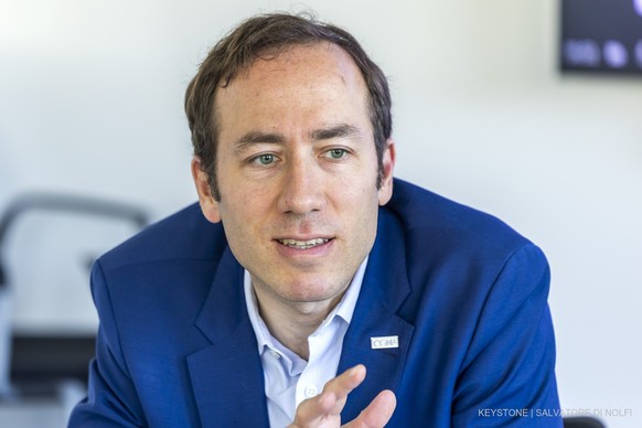 Benoit Gaillard, president de la CGN, s'exprime sur l'etat du projet de restauration du bateau "Simplon", de l'etat de la flotte Belle Epoque et de la saison 2026, lors d' ...