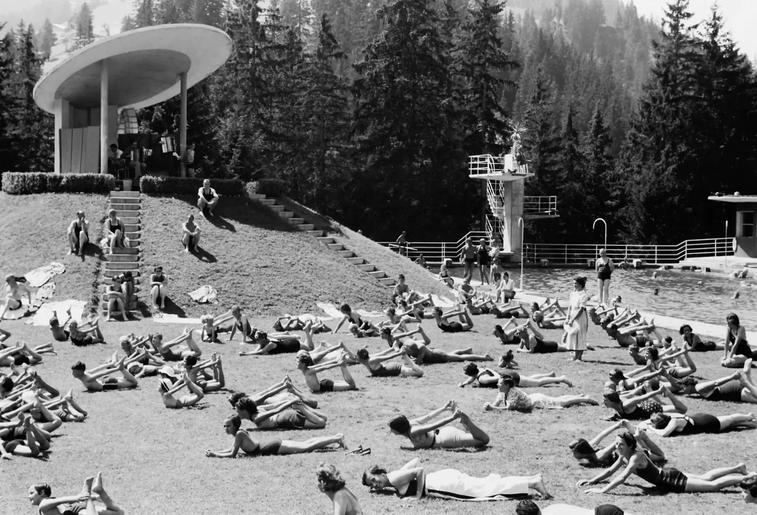 Leibesertüchtigungen im Gruebi, 1931.
