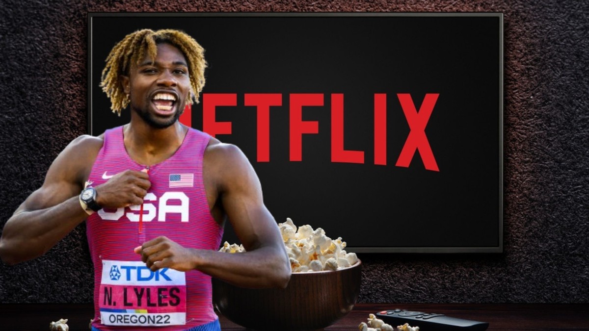 Noah Lyles est l'un des protagonistes de la nouvelle série Netflix Sprint.