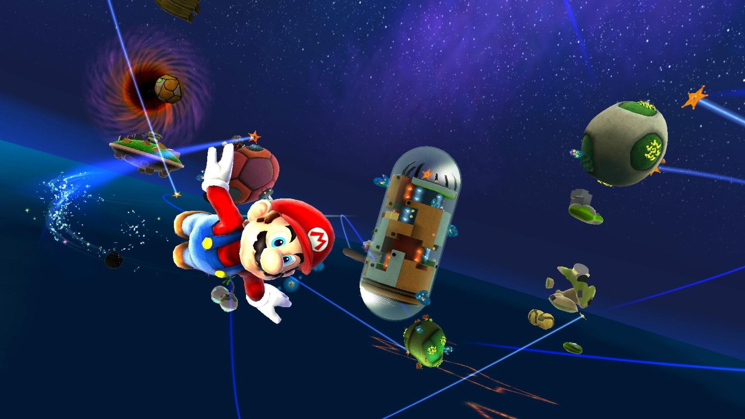 In «Super Mario Galaxy» überwand Mario die Schwerkraft.