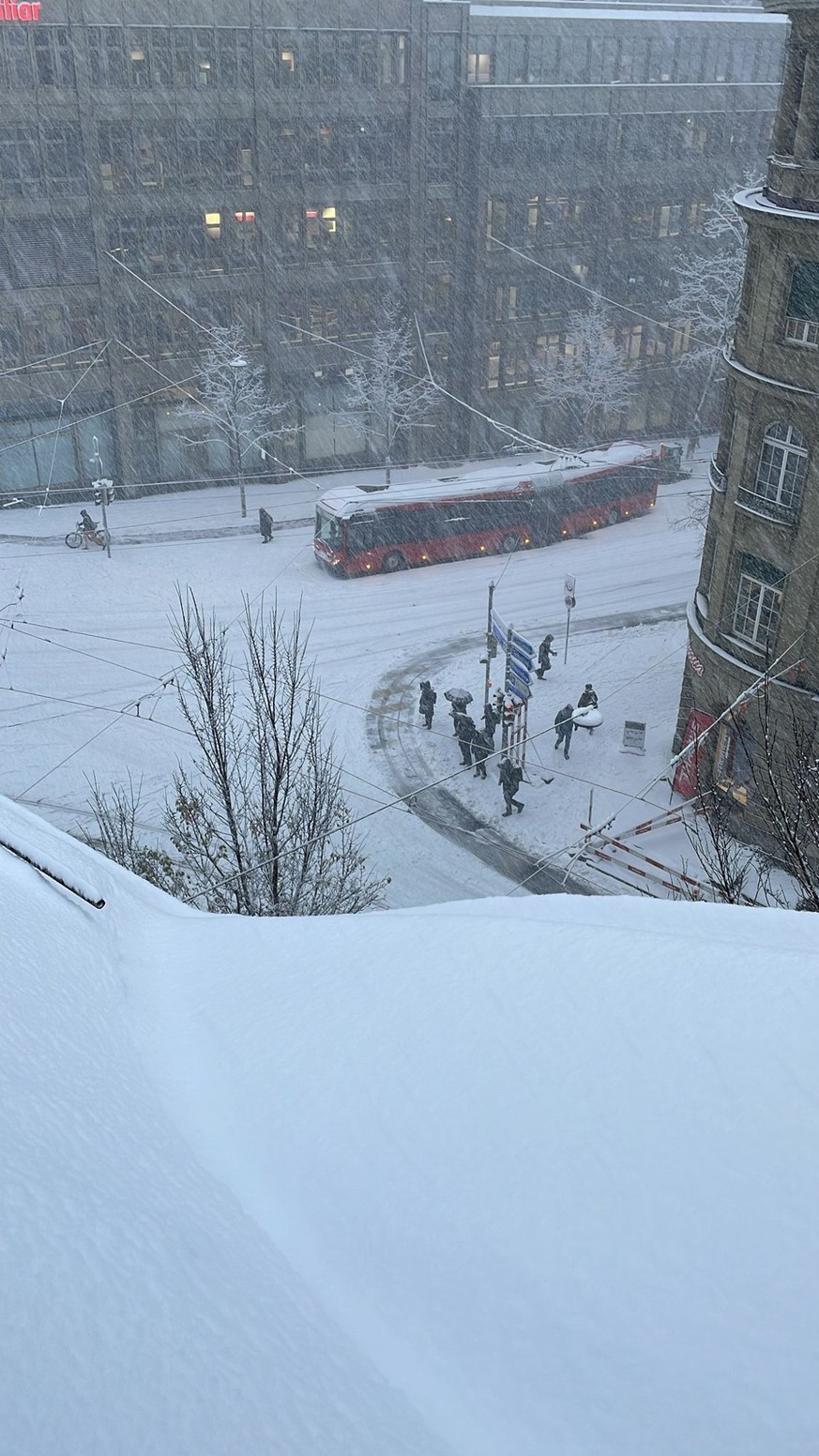Schnee in Bern, 21. November 2024