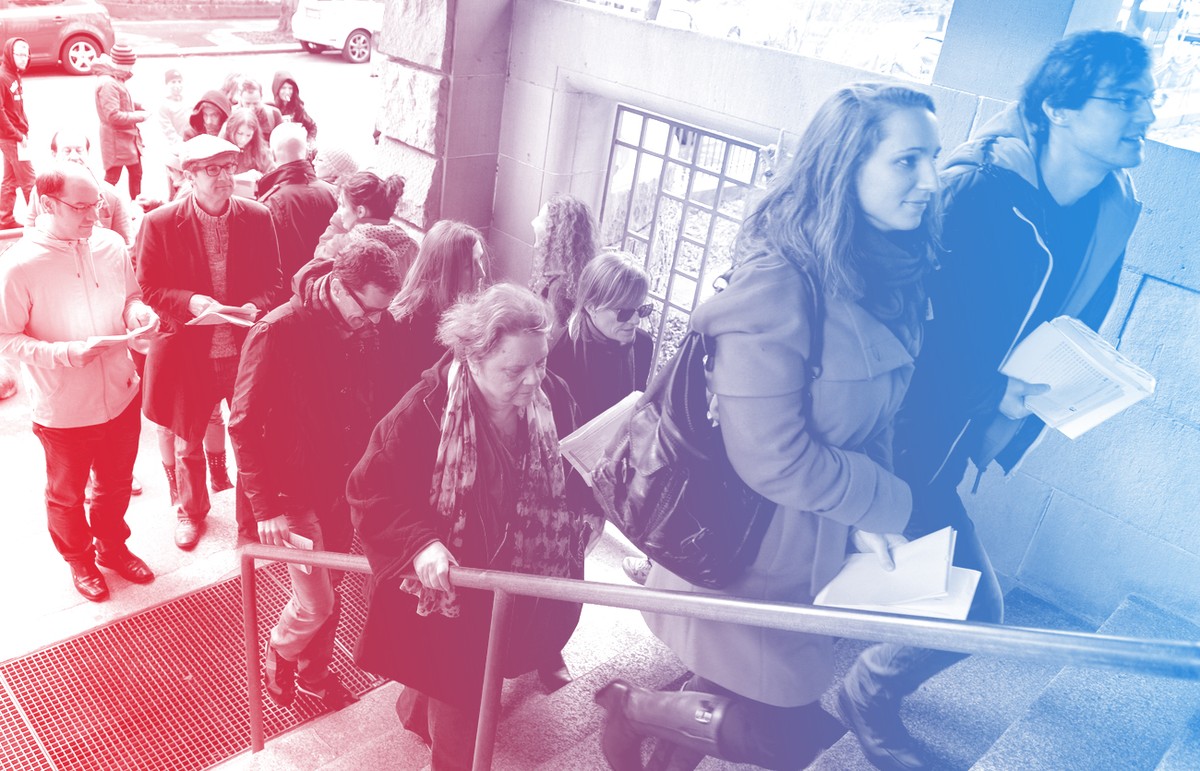 Grossandrang am 9. Februar in der Stadt Zürich: Die Wirtschaftszentren lehnen die MEI ab.