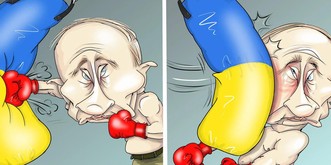 33 weitere Karikaturen, die perfekt zeigen, wie sich Putin in der Ukraine verzockt hat