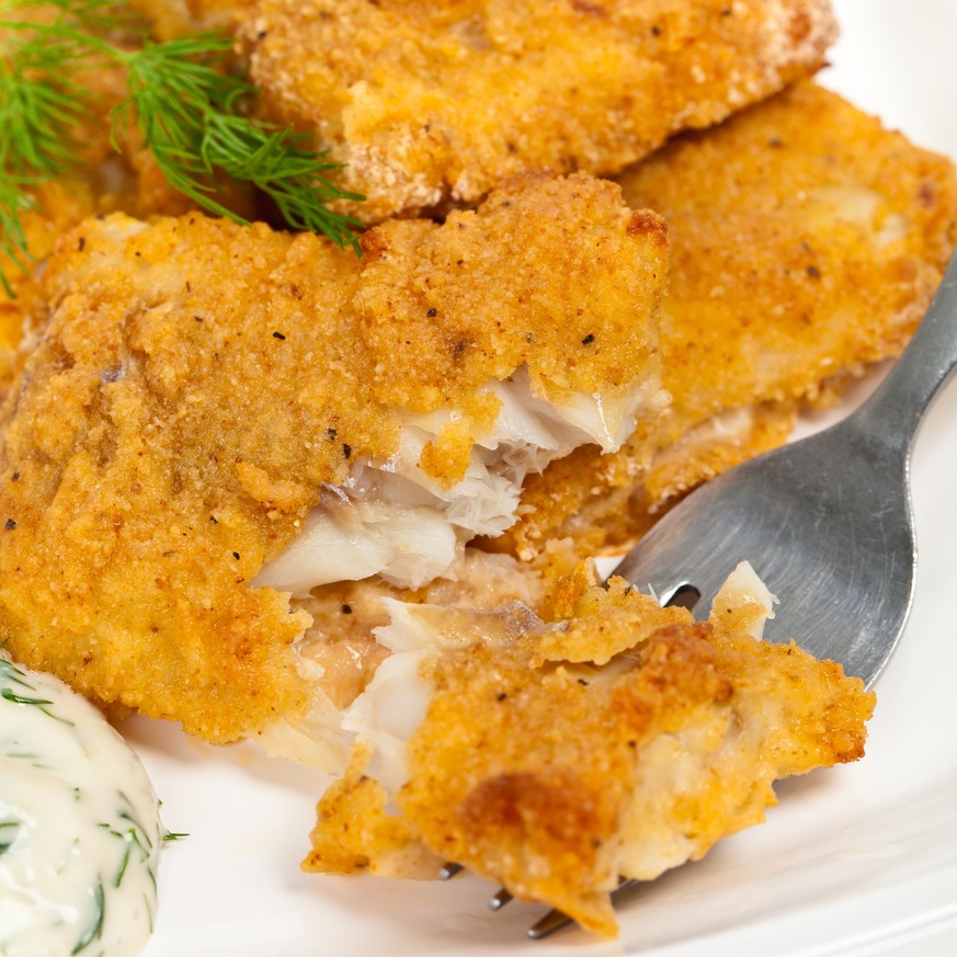 panierter fisch filet essen food