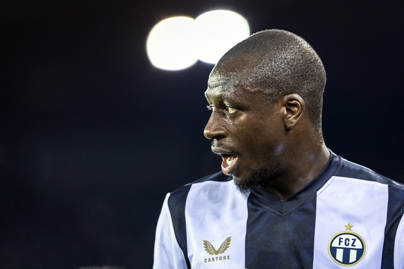 Benjamin Mendy (FCZ) im Fussball Meisterschaftsspiel der Swiss Super League zwischen FC Zuerich, FCZ, und FC Lausanne-Sport, LS, am Mittwoch, 2. April 2025 im Stadion Letzigrund in Zuerich. (KEYSTONE/ ...