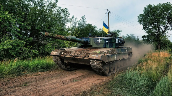 Leopard-2-Panzer in der Ukraine