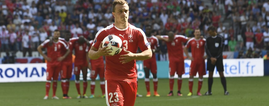 Xherdan Shaqiri verwandelte seinen Elfmeter – die Schweiz schied am Ende aber aus.