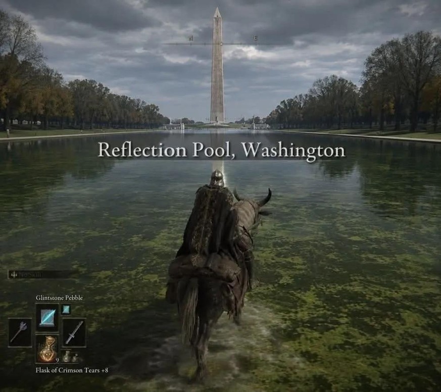 Washington Lincoln Memorial Reflecting Pool Meme (2026)