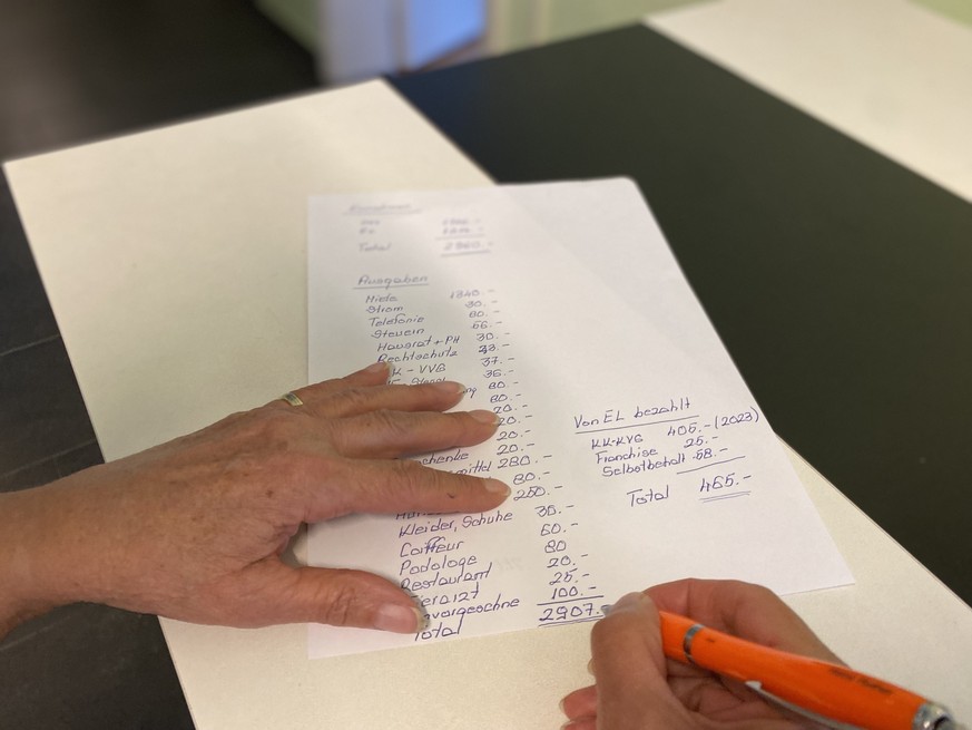 Rentnerin Vesna F. aus Rapperswil kommt mit 2960 Franken pro Monat aus.