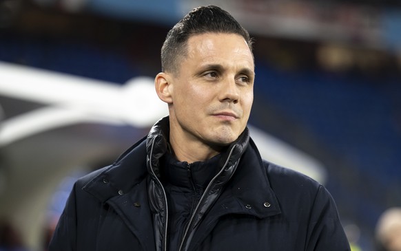 Basels Praesident David Degen vor dem Fussball Meisterschaftsspiel der Regular Season der Swiss Super League zwischen dem FC Basel 1893, FCB, und dem dem FC Winterthur, FCW, im Stadion St. Jakob-Park  ...