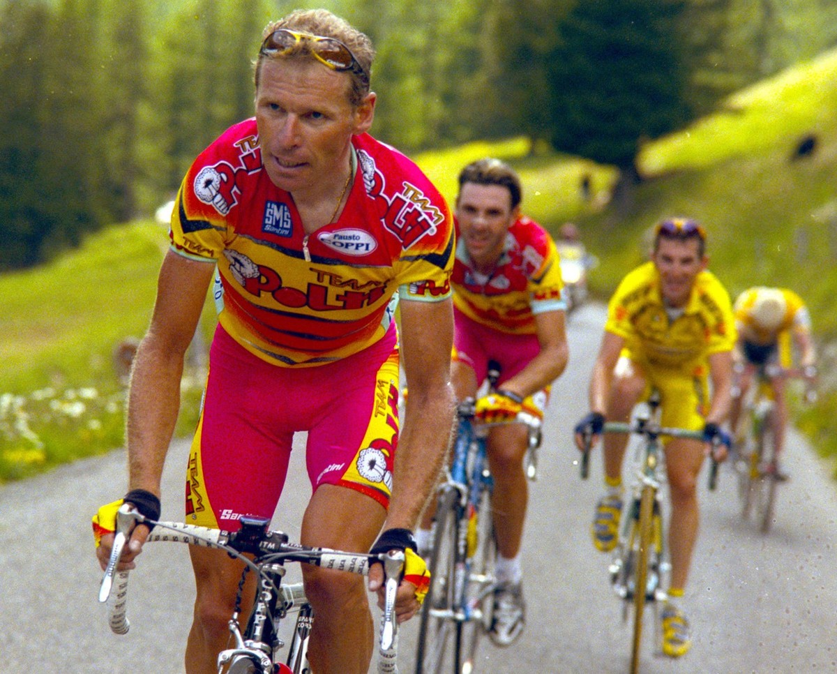 20-06-2000 Tour De Suisse Tappa 08 Locarno - La Punt 2000, Polti Herve, Pascal Albula Pass PUBLICATIONxNOTxINxITAxFRAxNED