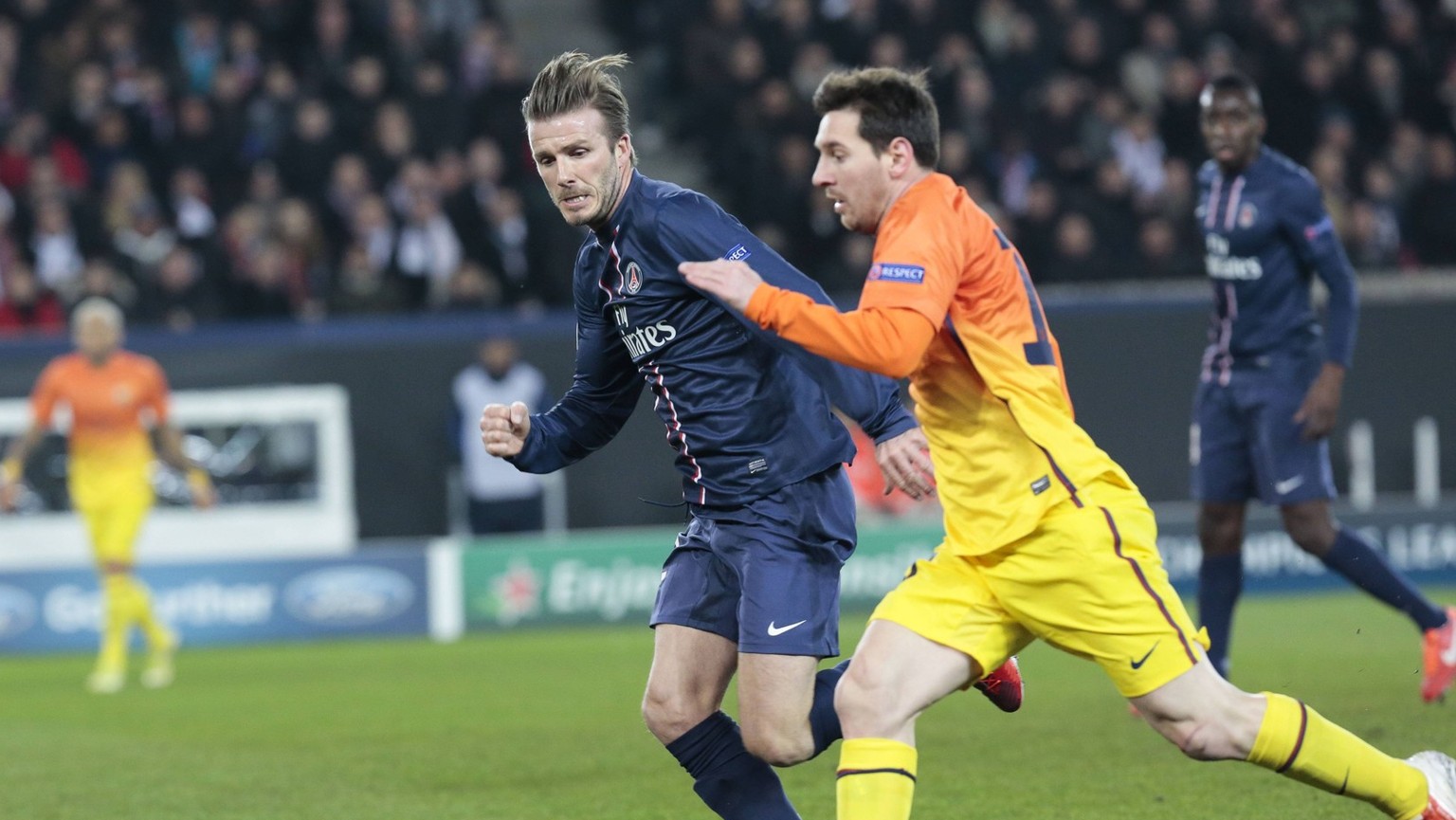 Bildnummer: 13298955 Datum: 02.04.2013 Copyright: imago/IP3press
© Christophe Morin / IP3 . Paris, 02 avril 2013. Match de foot du Paris Saint-Germain contre le FC Barcelona, au Parc des Princes, comp ...