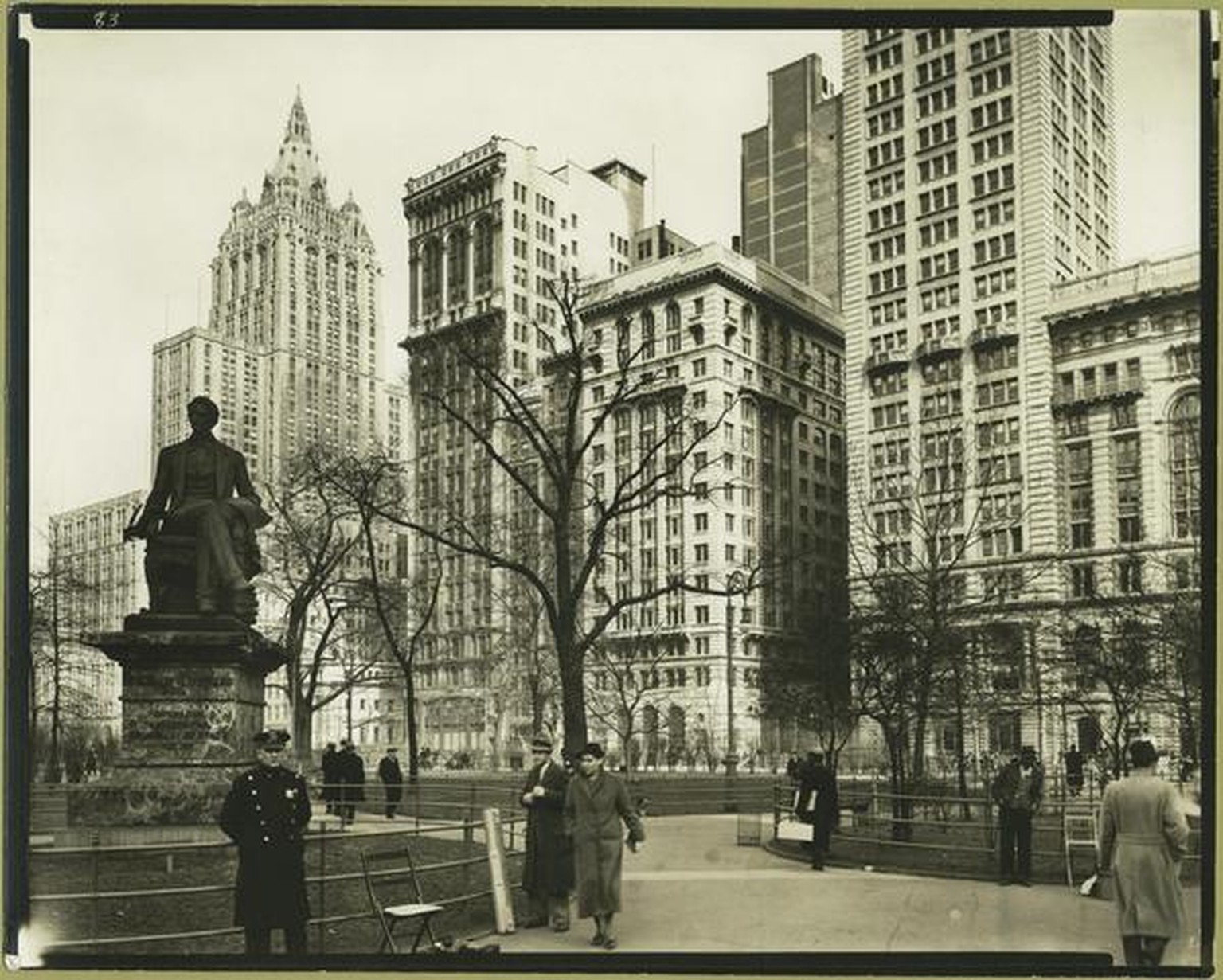 1936: The statue shows William H. Seward, who was Secretary of State from 1861 until 1869.