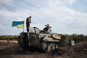 Ukrainische Armee in Bedrängnis? Russische Soldaten sollen die Kontrolle über eine wichtige Grenzstadt im Südosten übernommen haben.&nbsp;