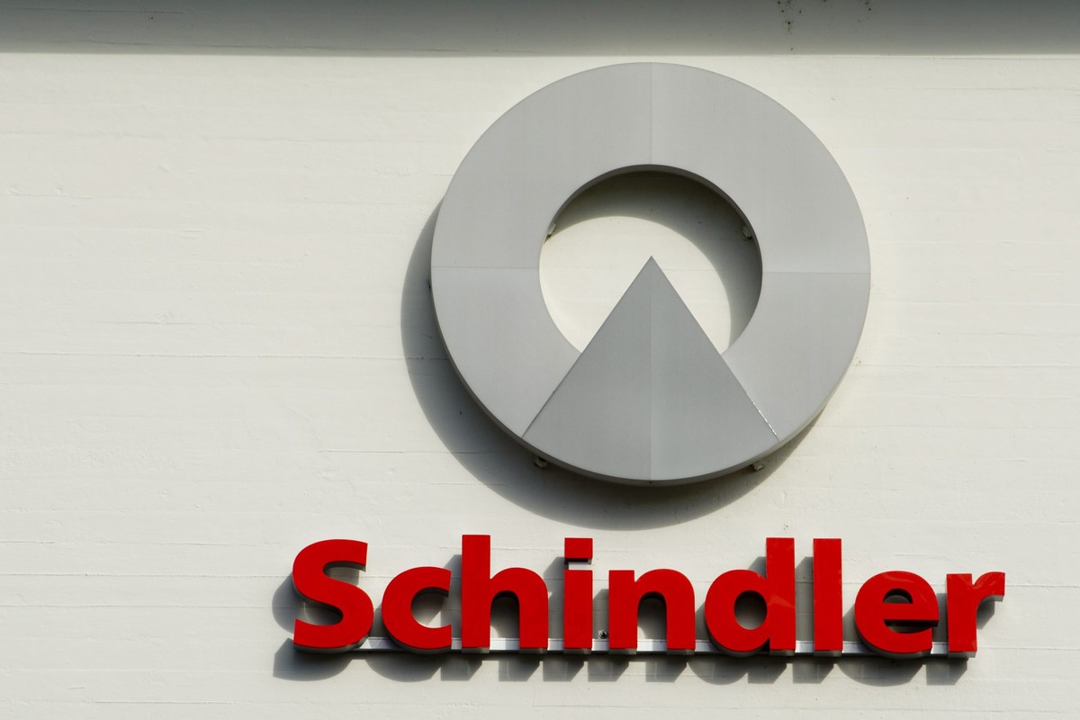 ARCHIVBILD ZUR BILANZ VON SCHINDLER IN DEN ERSTEN NEUN MONATEN 2019, AM DONNERSTAG, 24. OKTOBER 2019 - Das Logo von Schindler auf dem Werkareal, aufgenommen am Dienstag, 19. Februar 2013, in Ebikon. D ...