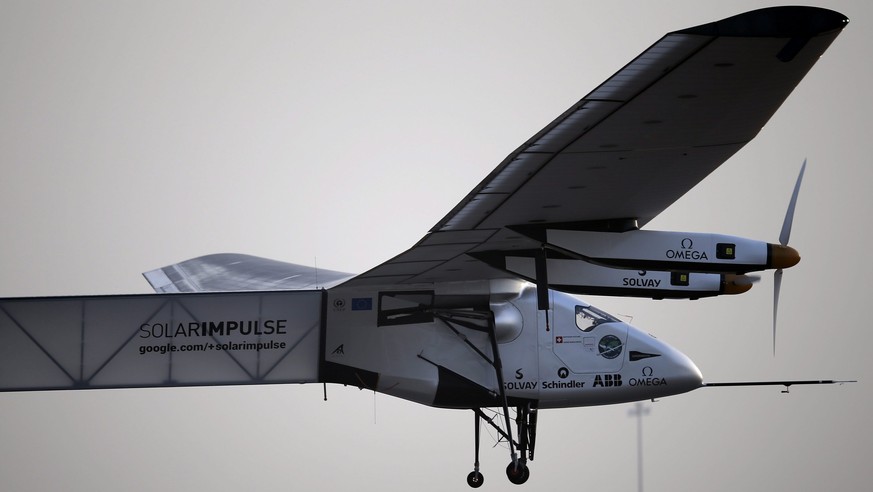 Die Mission läuft. Die Solar Impulse 2 ist am Himmel.