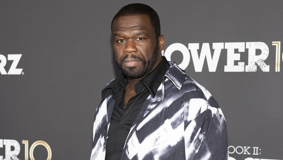 Curtis &quot;50 Cent&quot; Jackson attends the Starz premiere of &quot;Power Book II: Ghost&quot; Season 4 at the Hammerstein Ballroom on Thursday, June 6, 2024, in New York. (Photo by CJ Rivera/Invis ...