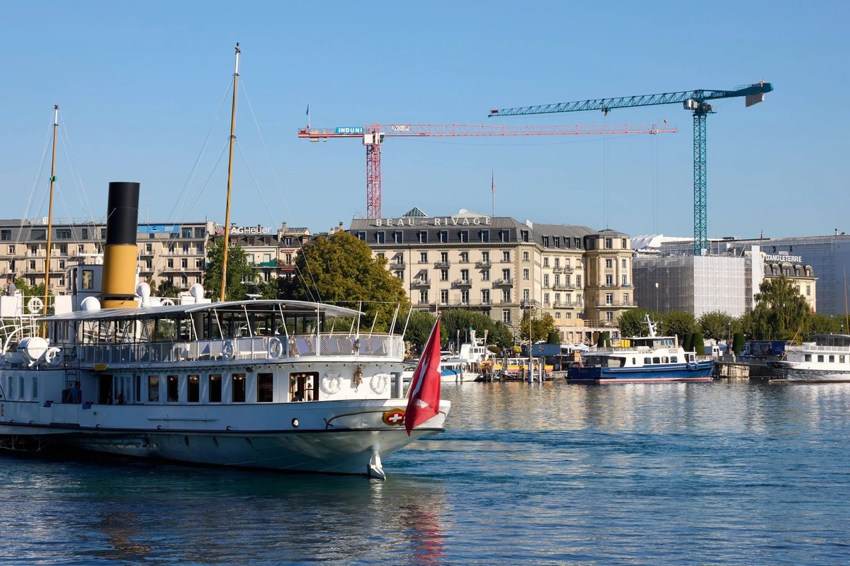 Plusieurs hôtels de luxe genevois sont actuellement en cours de rénovation.