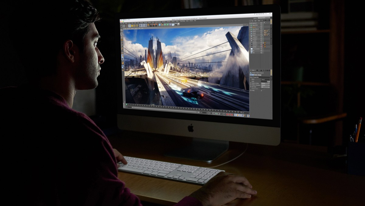 epa06012443 A handout photo made available by APPLE shows Apple's new iMac Pro which was introduced during the keynote address at the Worldwide Developers Conference at the McEnery Convention Cen ...