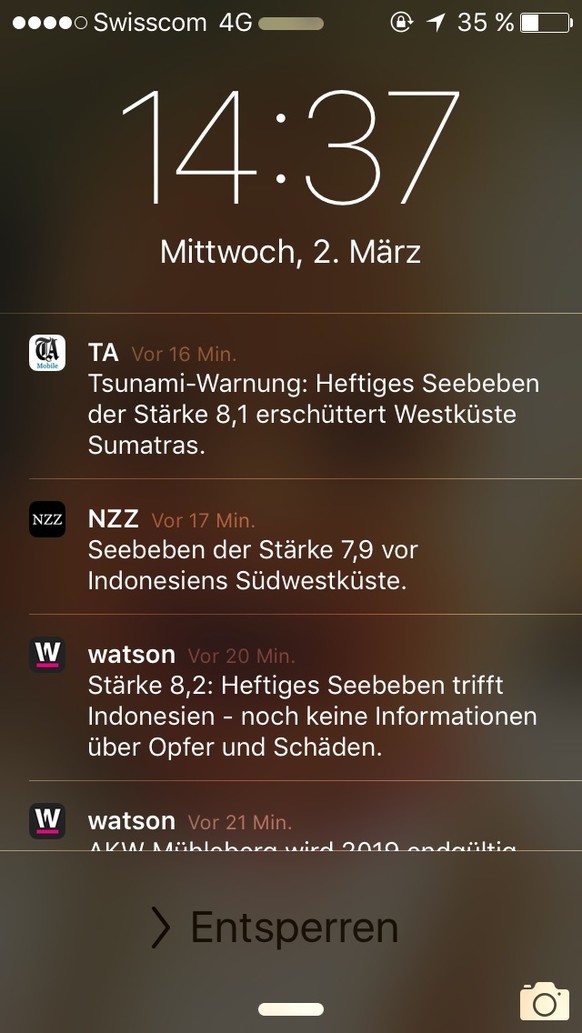 Heftiges Beben der St盲rke 7,9聽vor Indonesien +++ Tsunami-Warnung herausgegeben +++ bisher keine Berichte 眉ber Opfer
Aber wer beh盲lt recht?