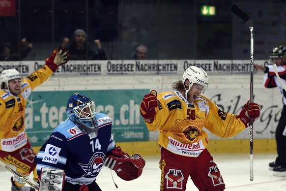 Anton Gustafsson jubelt über sein «Golden Goal».