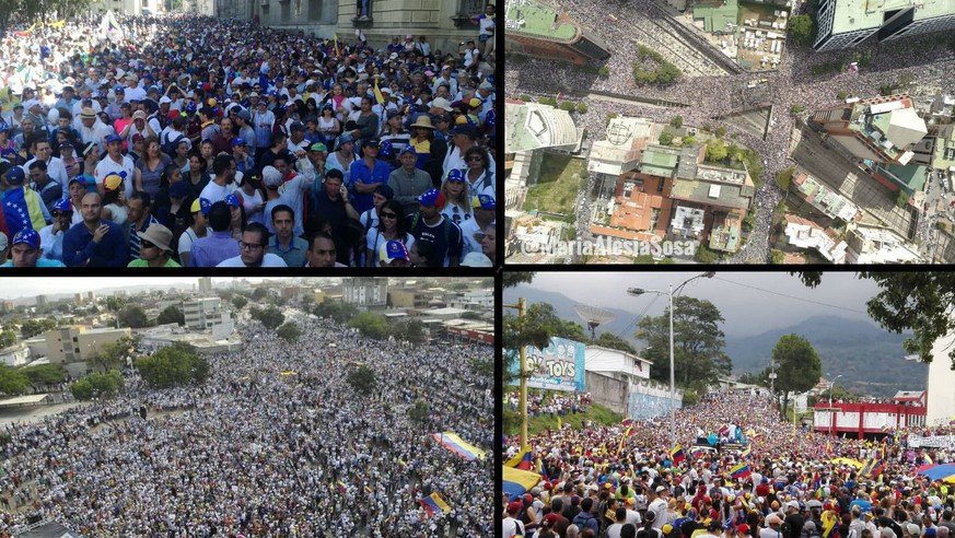 In ganz Venezuela protestiert das Volk gegen das Maduro-Regime.