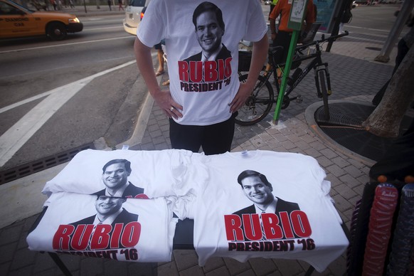Bereits sind Rubio-T-Shirts im Umlauf.