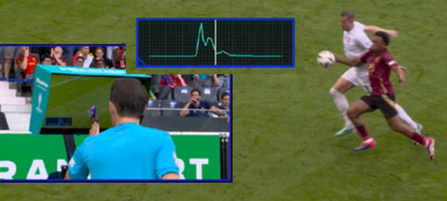 EM 2024: Neue TV-Grafik zeigt, was Sensor im Ball bei Belgien misst
