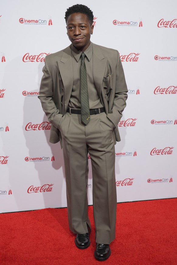 David Jonsson arrives at the Big Screen Achievement Awards during CinemaCon 2024, Thursday, April 3, 2025, at Caesars Palace in Las Vegas. (AP Photo/Chris Pizzello)
David Jonsson