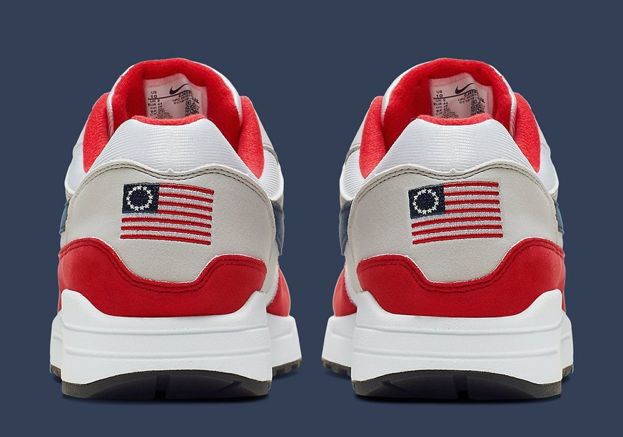 Zurückgezogen: Der «Air Max 1 USA» mit der «Betsy Ross Flag».