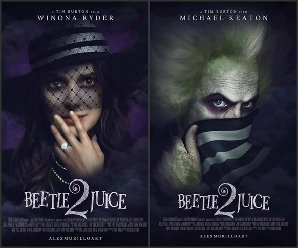 Beetlejuice 2 starring Winona Ryder and Michael Keaton