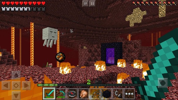 Screenshot eines Minecraft-Games