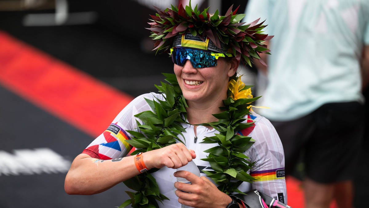 Triathlon: IRONMAN World Championship, WM, Weltmeisterschaft Hawaii, 11.10.2025 Winner Solveig Lovseth NOR, IRONMAN World Championship Hawaii, 11.10.2025, Kailua-Kona USAPhoto: Beautiful Sports/Hilger ...
