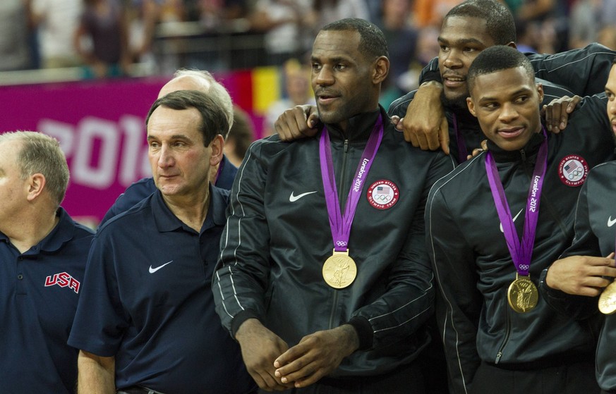 London 2012-Olympics-BasketballMGold USA wins the Gold Medal over Spain in the Men s Basketball at the Olympic Summer Games, London 2012 London England Copyright: xChrisxTrotman/PCNx OL1231-120436