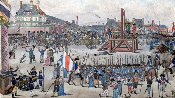 Die Guillotine lieferte während der französischen Revolution reichlich Versuchsobjekte für die Gehirnforscher.