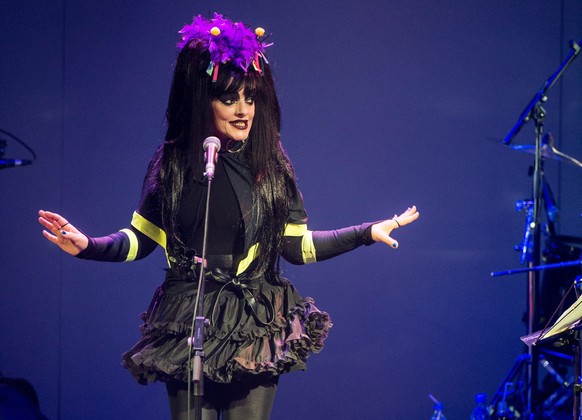 epa04646716 (FILE) A file picture dated 21 January 2015 shows German Nina Hagen performing during the &#039;B.Z. Culture Award&#039; ceremony in the Komische Oper (Comical Opera) house in Berlin, Germ ...