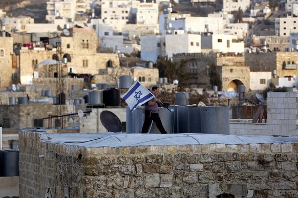 Siedler in Hebron.