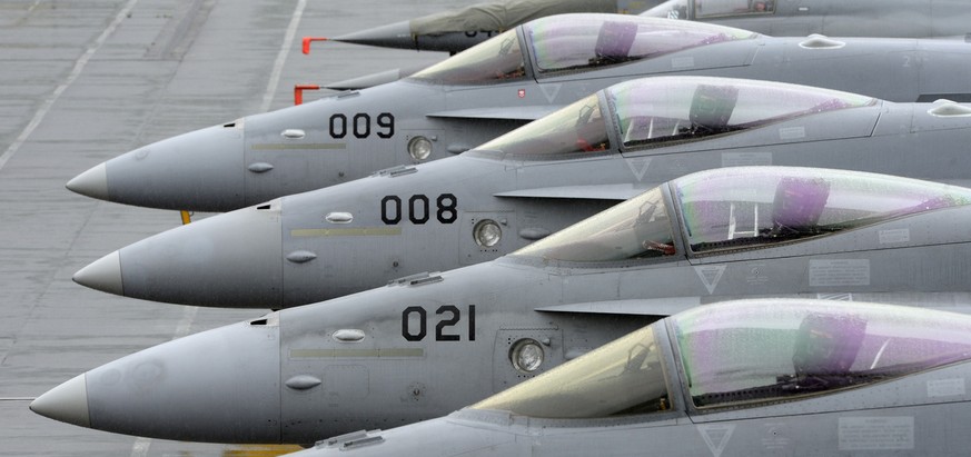 Acht F/A-18-Kampfjets wurden für das Übungsmanöver nach Schweden abkommandiert.