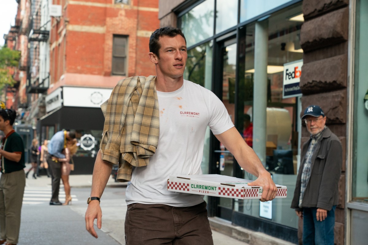 This image released by Universal Pictures shows Callum Turner in a scene from "One Night Only." (Nicole Rivelli/Universal Pictures via AP)
Film Review - One Night Only