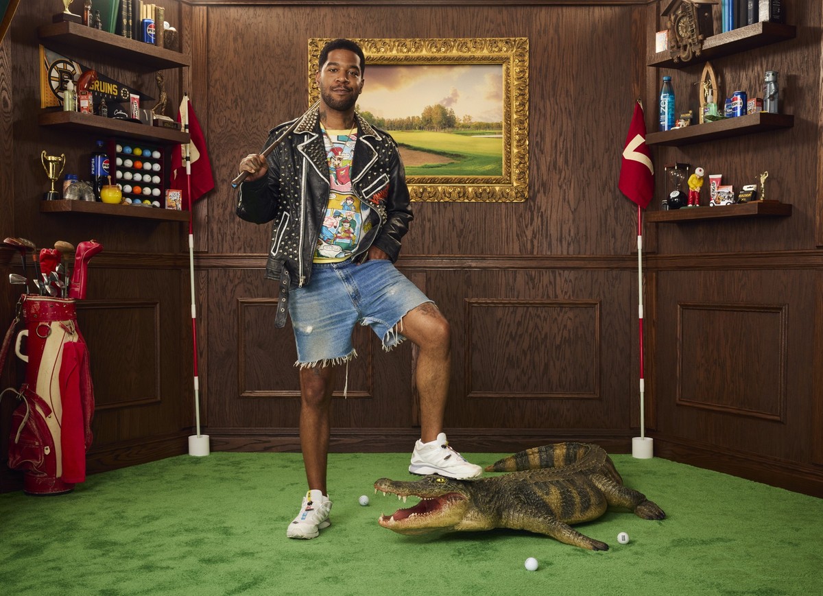 Scott Mescudi at the ‘Happy Gilmore 2’ Premiere Portrait Studio. Cr. Nino Munoz/Netflix © 2025.