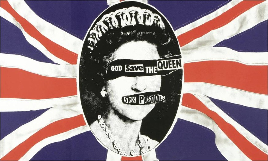 Album-Cover der Sex Pistols, Vorreiter des britischen Punk.