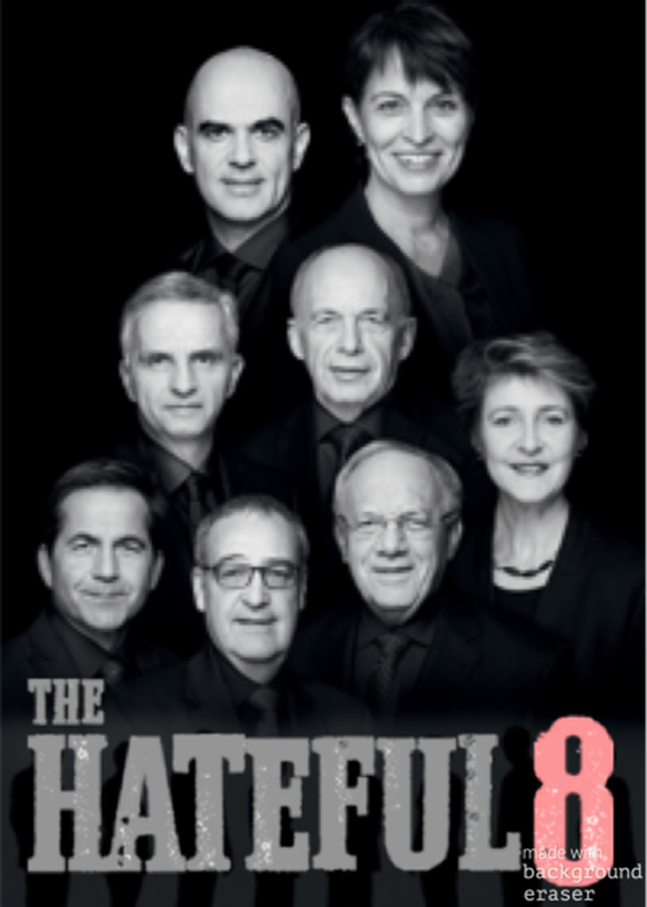 Nein, das ist kein Filmplakat, das ist bloss das neue Bundesratsfoto
ЁЯШЬ