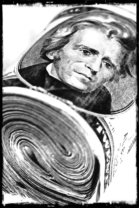 Andrew Jackson war der siebte Präsident der Vereinigten Staaten (1829-1837) und der&nbsp;Gründer der Demokratischen Partei der USA. Er ziert die 20-Dollar-Noten.&nbsp;