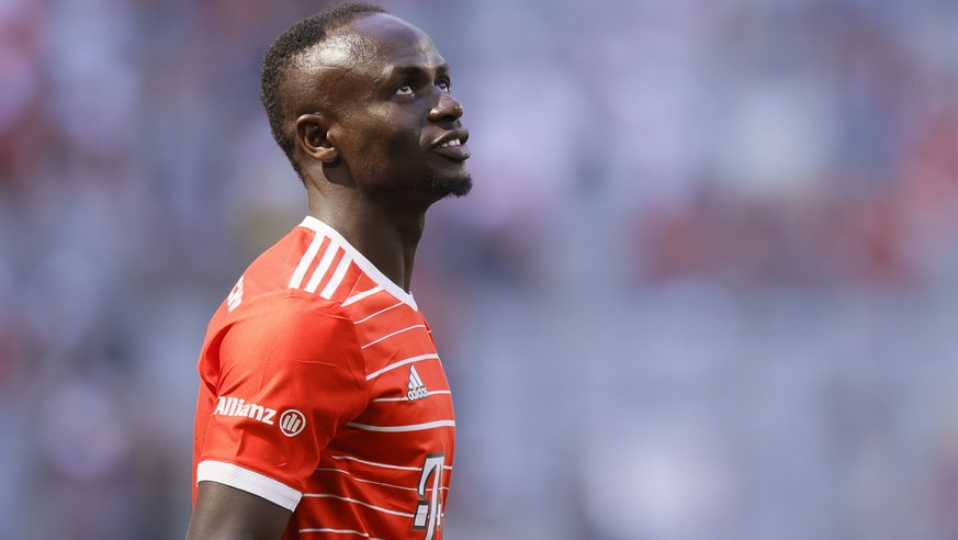 epa10074500 Munich&#039;s Sadio Mane during a team training session in Munich, Germany, 16 July 2022. EPA/RONALD WITTEK