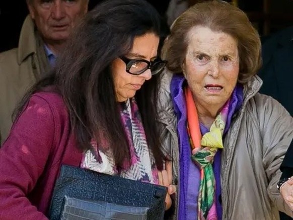Tochter Françoise und ihre 2017 verstorbene Mutter Liliane Bettencourt.