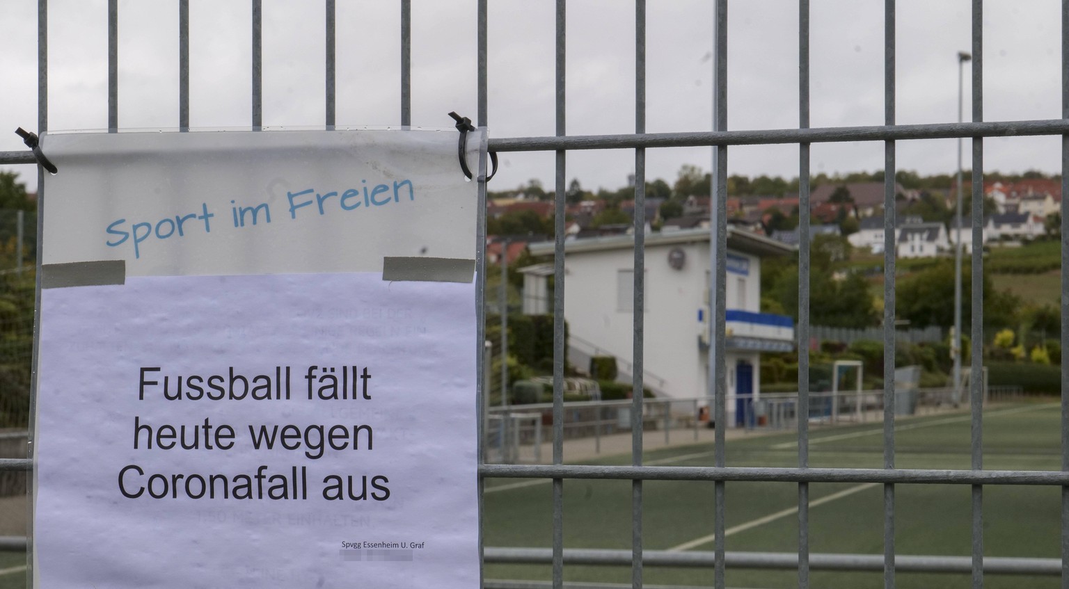 Gab es in Deutschland wie auch in der Schweiz: kein Fussball wegen Corona.