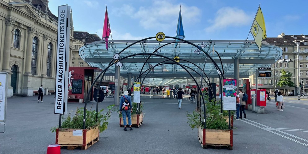 Rund um den Bahnhof Bern kommt es zu Verkehrseinschränkungen wegen den Nachhaltigkeitstagen.