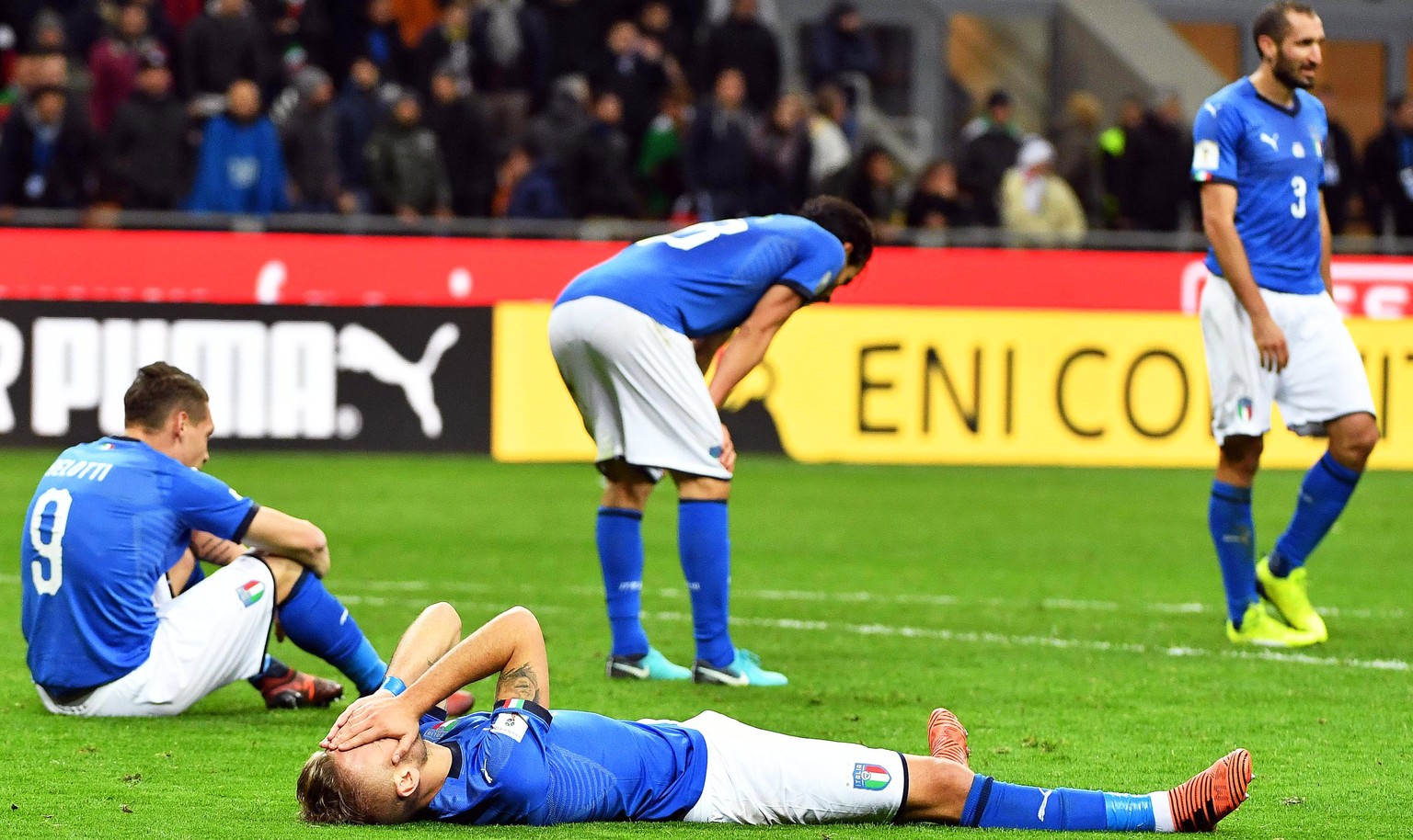Die Schmach ist perfekt: Italien hat die WM 2018 in Russland verpasst.