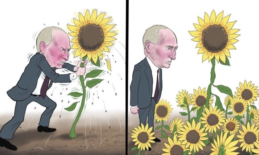 27 bitterböse Karikaturen, die es nie durch Putins Zensur schaffen würden